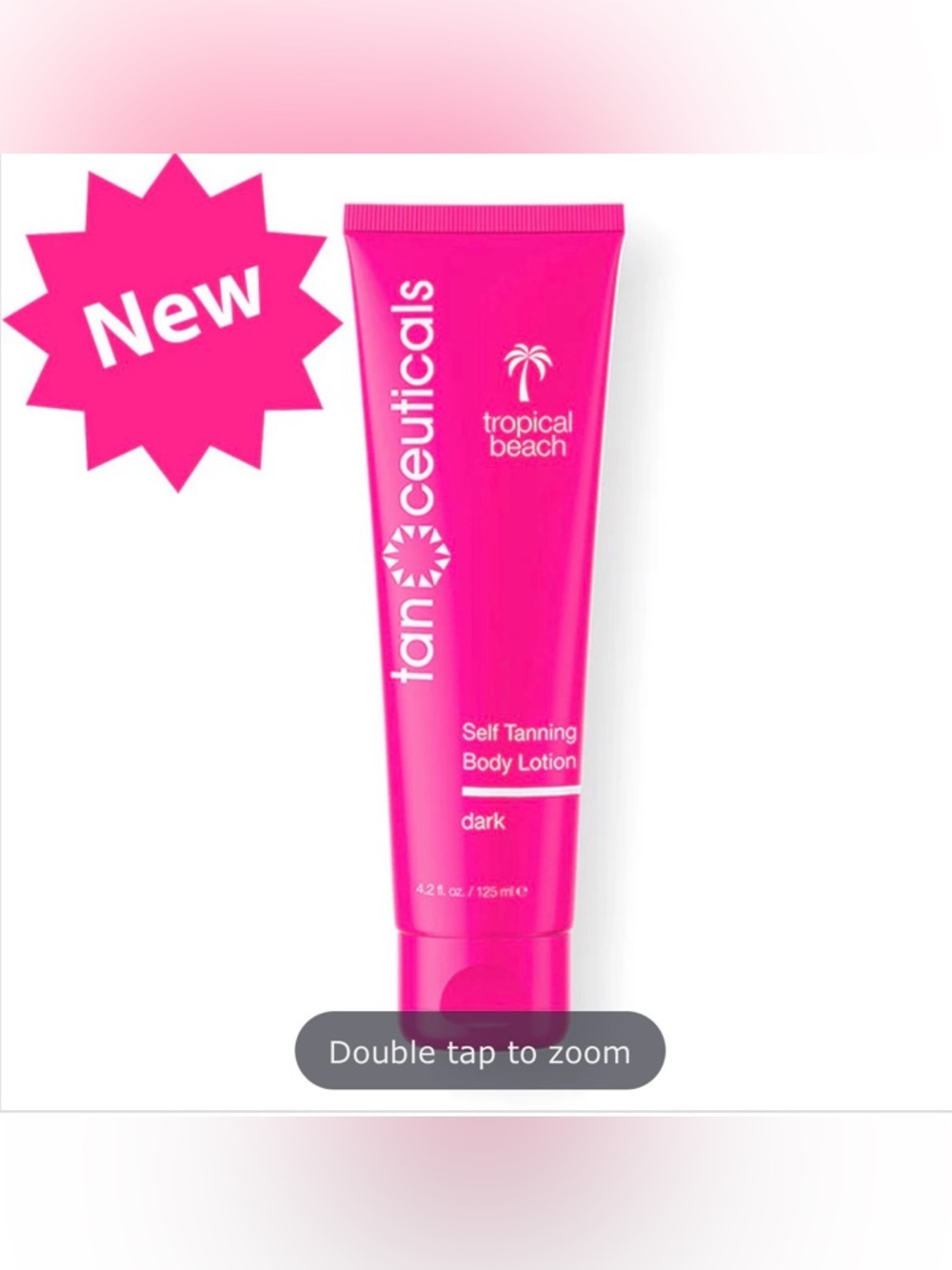 TanCeuticals Tropical Beach Self Tanning Body Lotion (Dark) - Picture 3 of 3